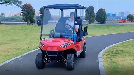 Visuals of our golf carts in action